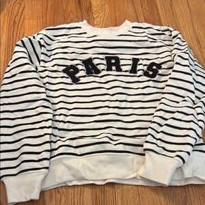 Striped Paris Sweatshirt